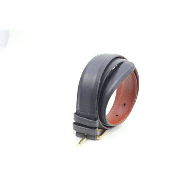 Vintage Coach Black Cowhide Leather Waist Belt Size 36 / 90 Classic Buckle main image 14
